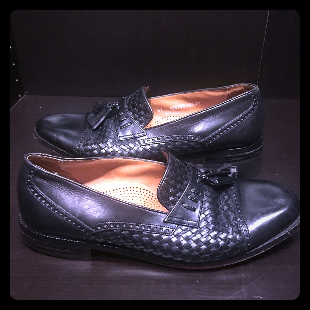 Florsheim leather tassel loafers size 9 1/2